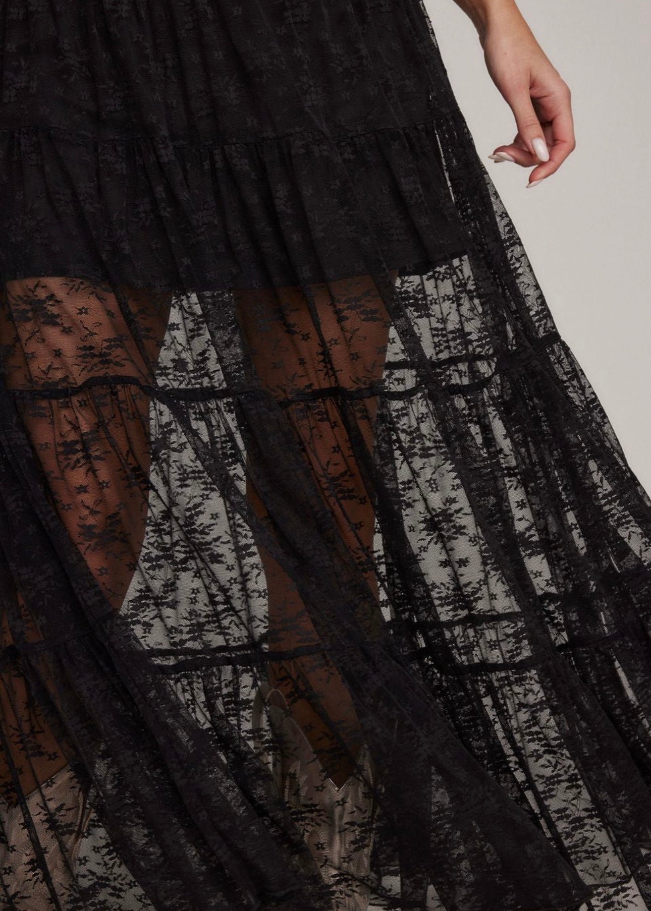 Willow Island Lace Maxi Dress