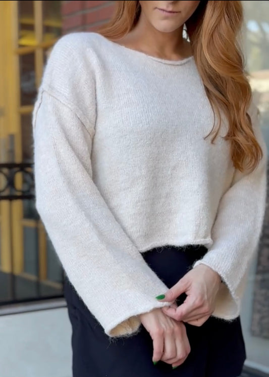 Adore You Melange Knit Sweater