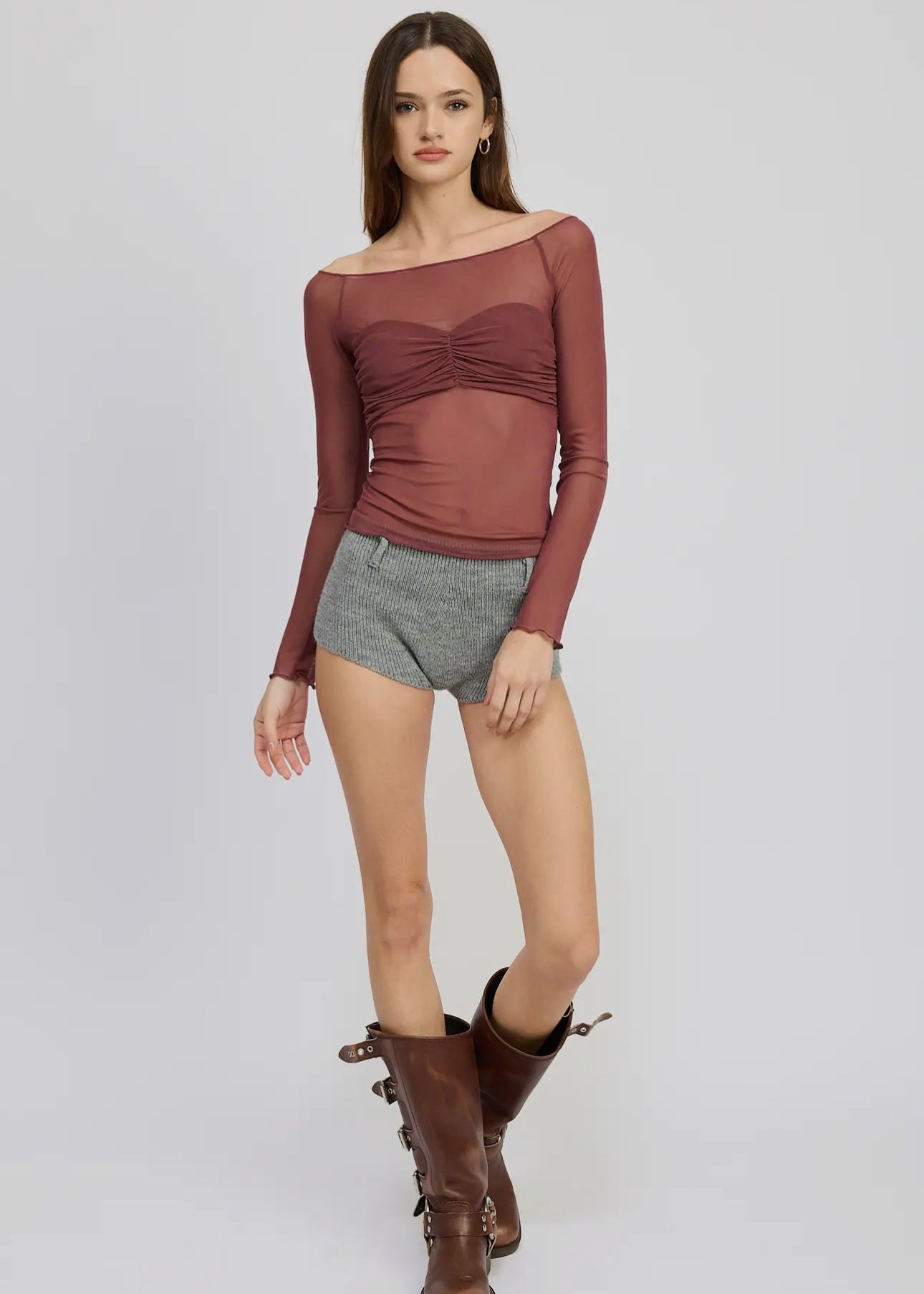 High Class Vibe Sheer Longsleeve