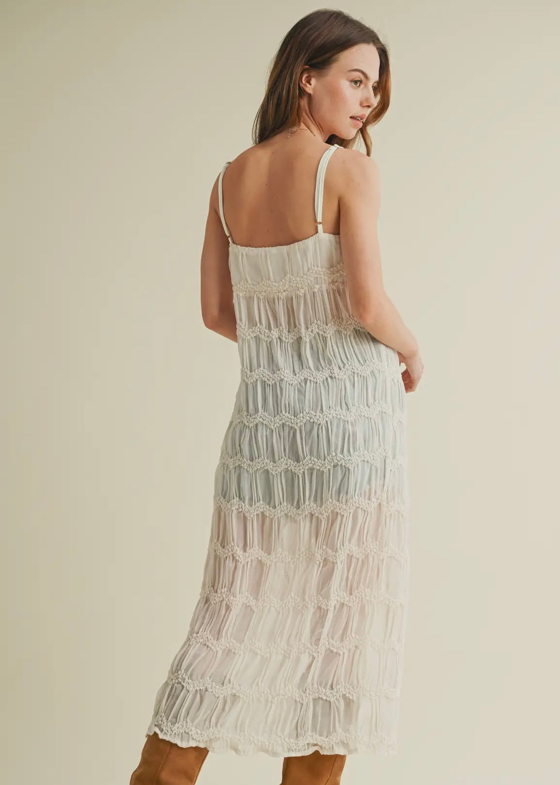 Sugar Moon Lace Open Front Duster