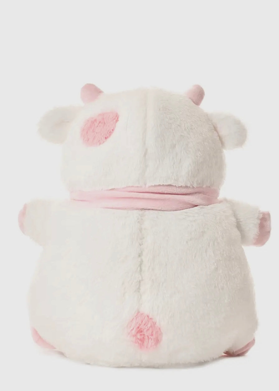 Valentine the Heatable Cow Plush