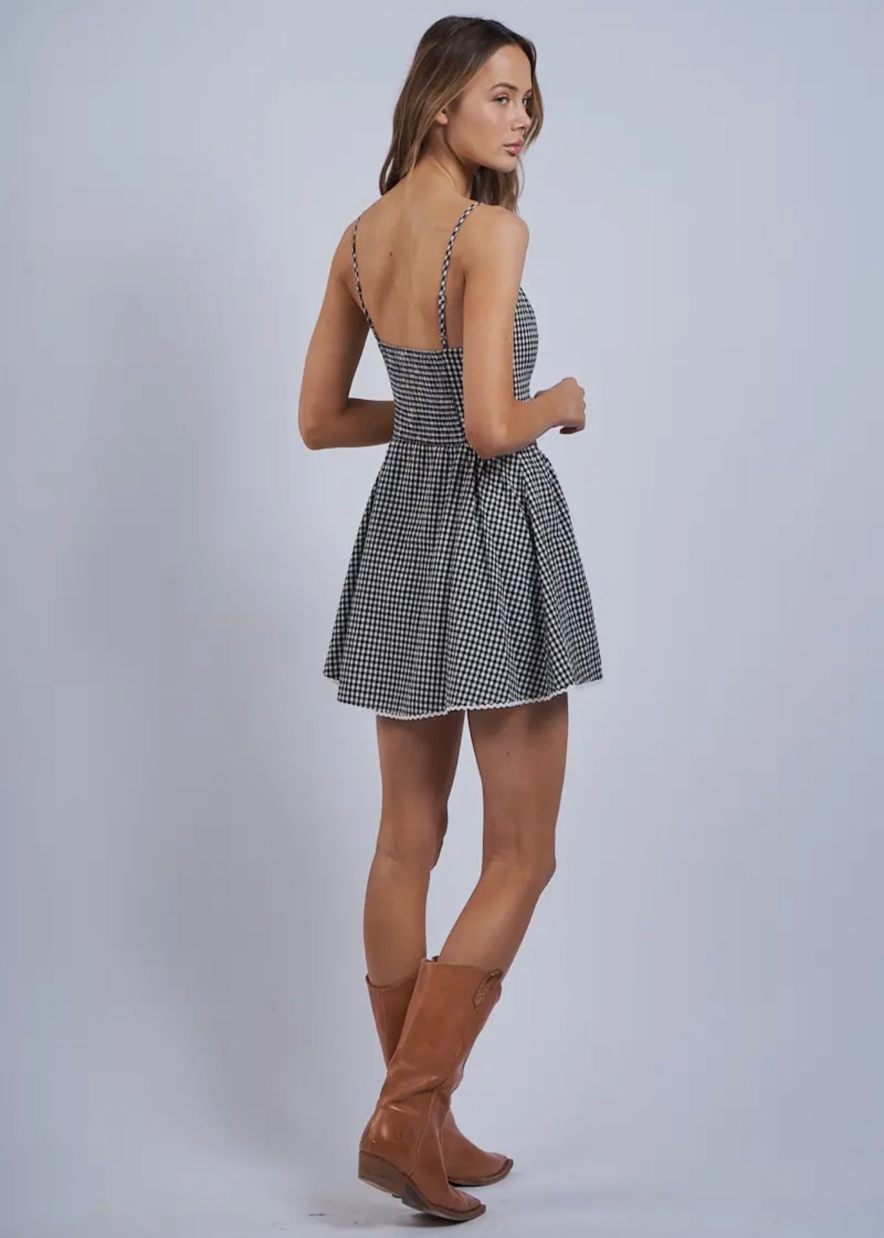Oh My Darling Gingham Mini Dress