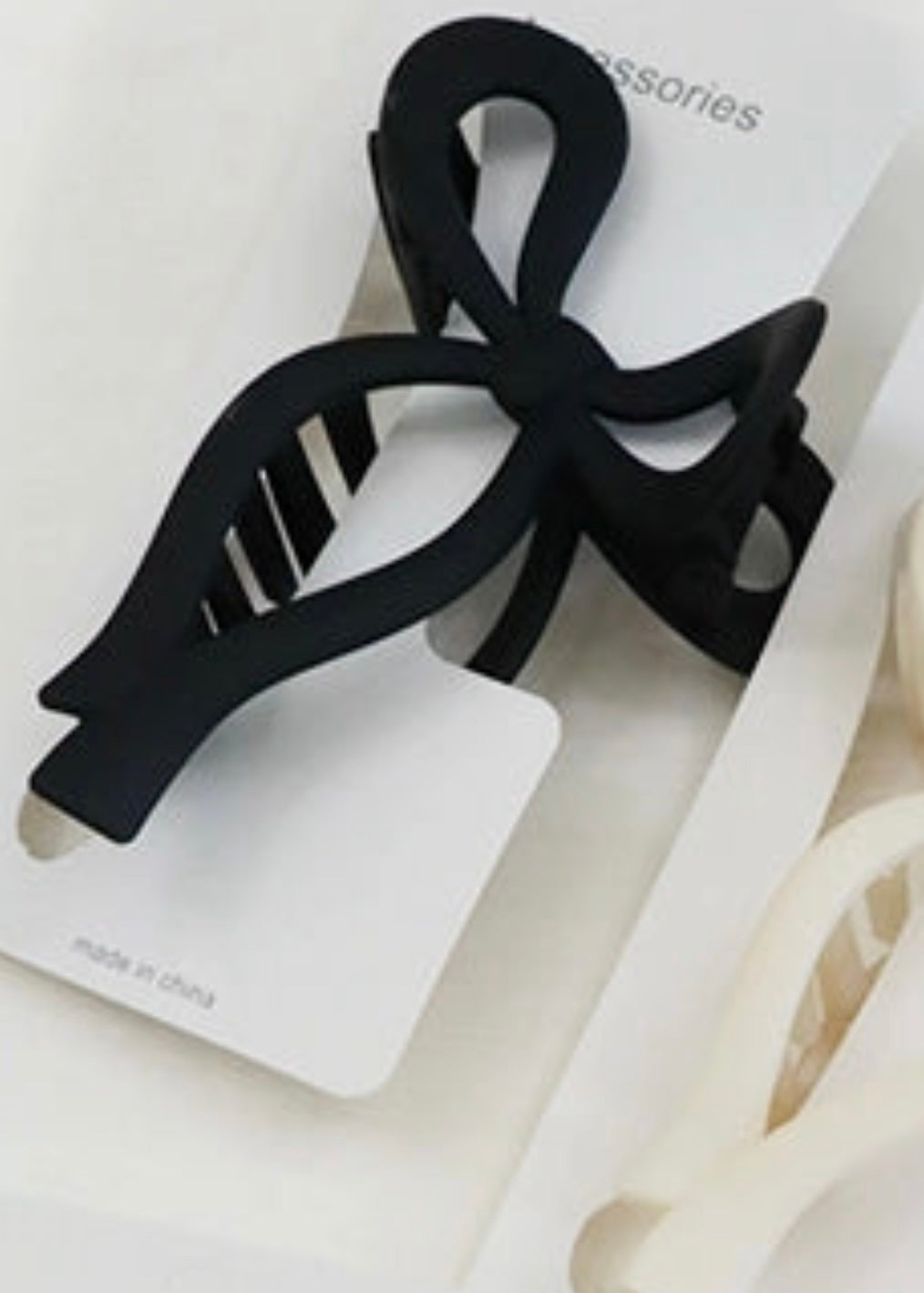 Large Elegant Bow Clips