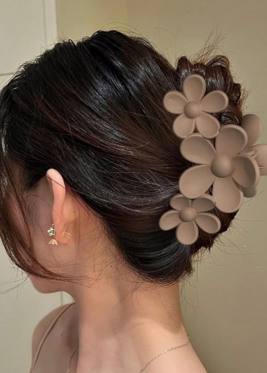 Flower Stacked Hair Claws
