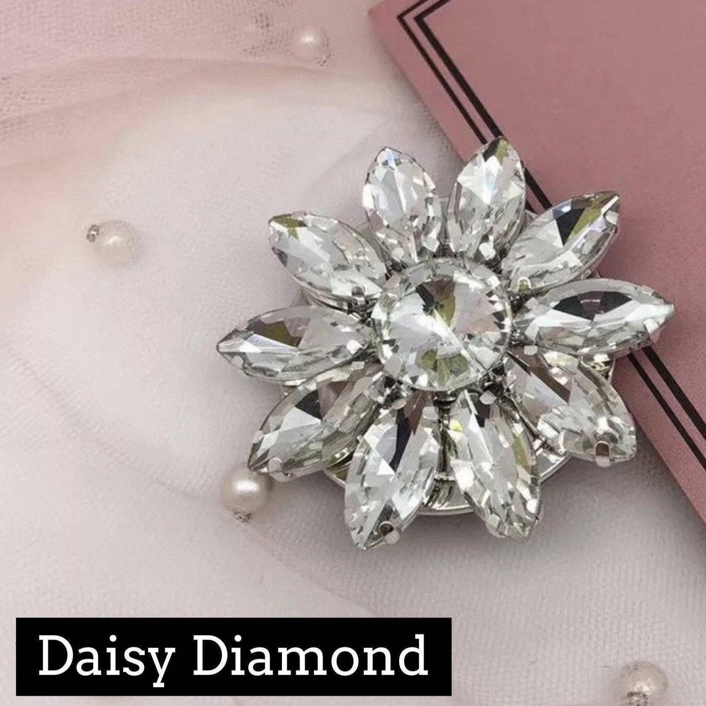 Daisy Diamond Bling Pop Socket
