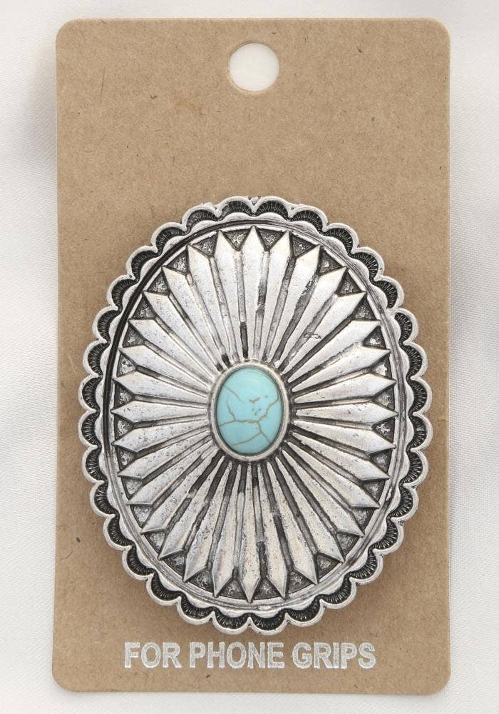 WESTERN CONCHO SELF Adhesive Pop Socket