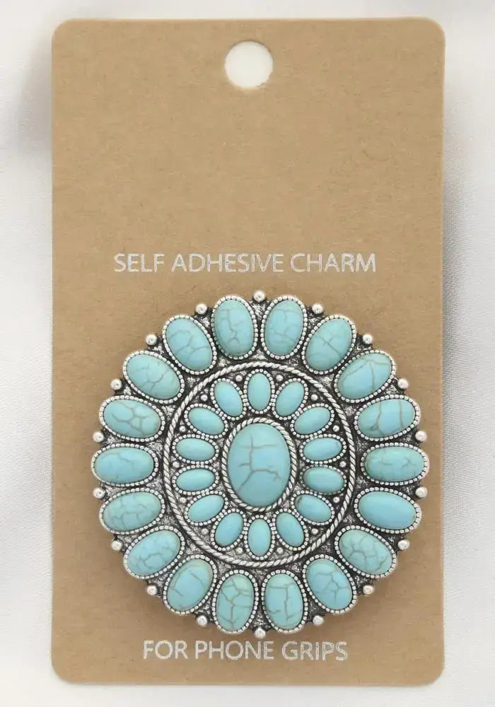 WESTERN CONCHO SELF ADHESIVE CHARM Pop Socket
