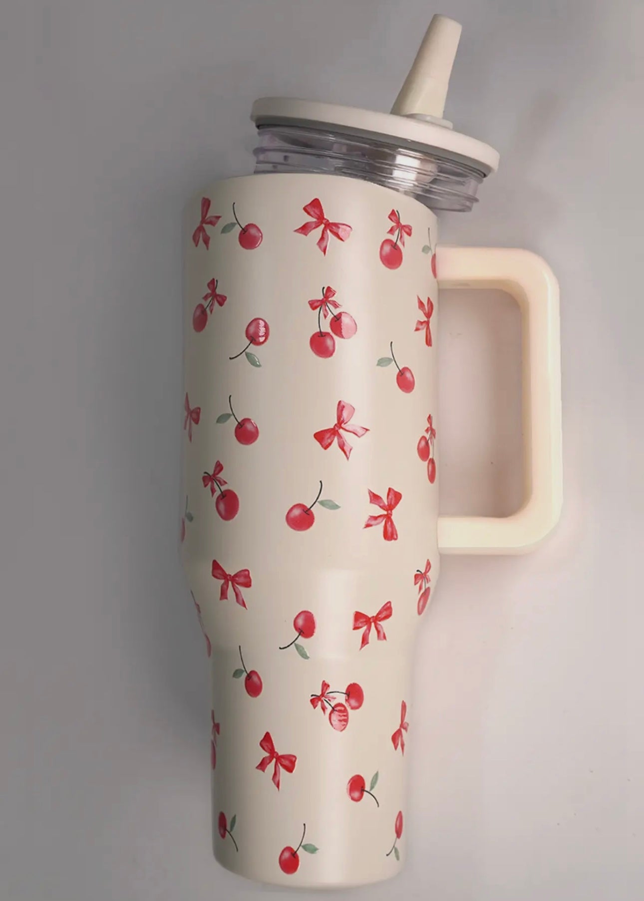 Cherries & Cream 40oz Spill Free Tumbler