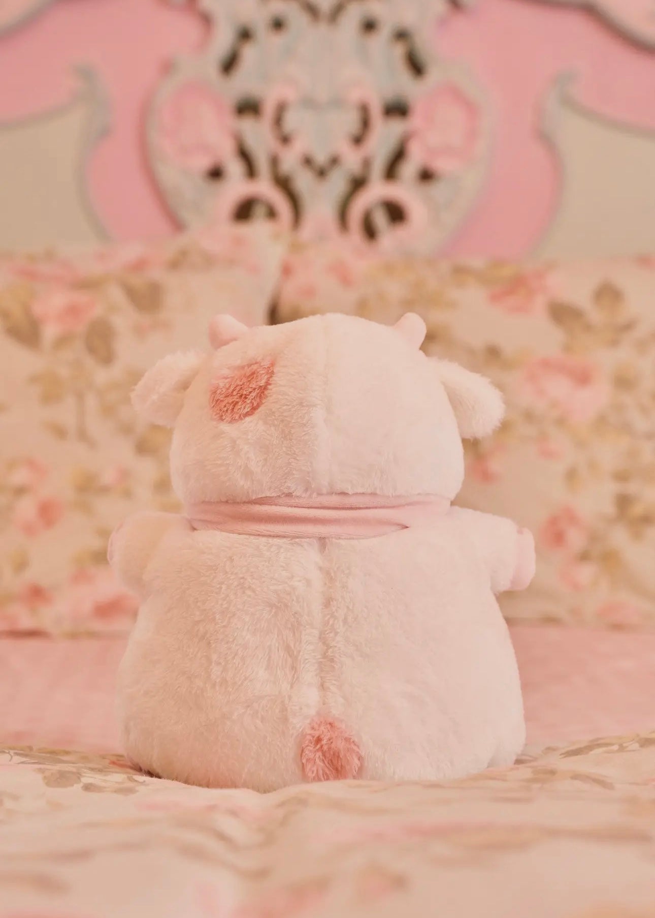 Valentine the Heatable Cow Plush