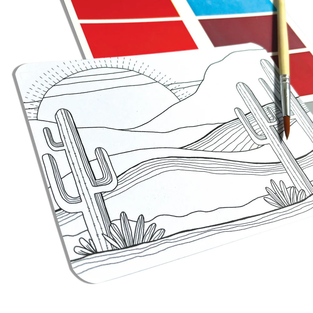 Scenic Hues DIY Watercolor Kit - Desert Getaway