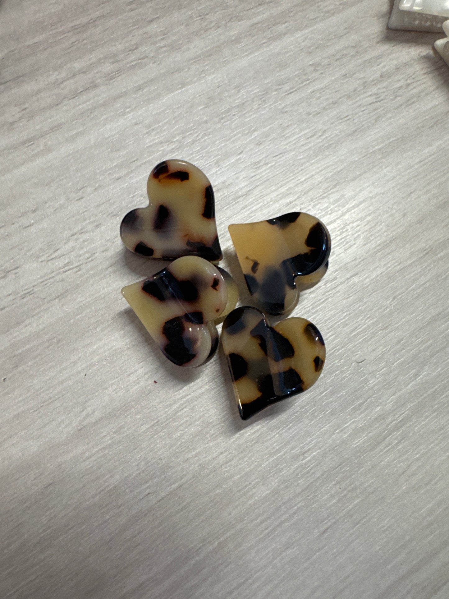 Mini Heart Claw Clips
