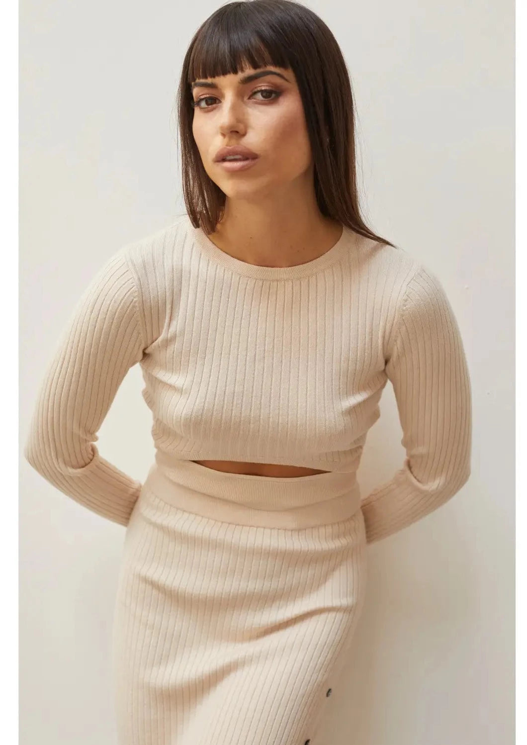 Tainted Love Skirt Set in Cream