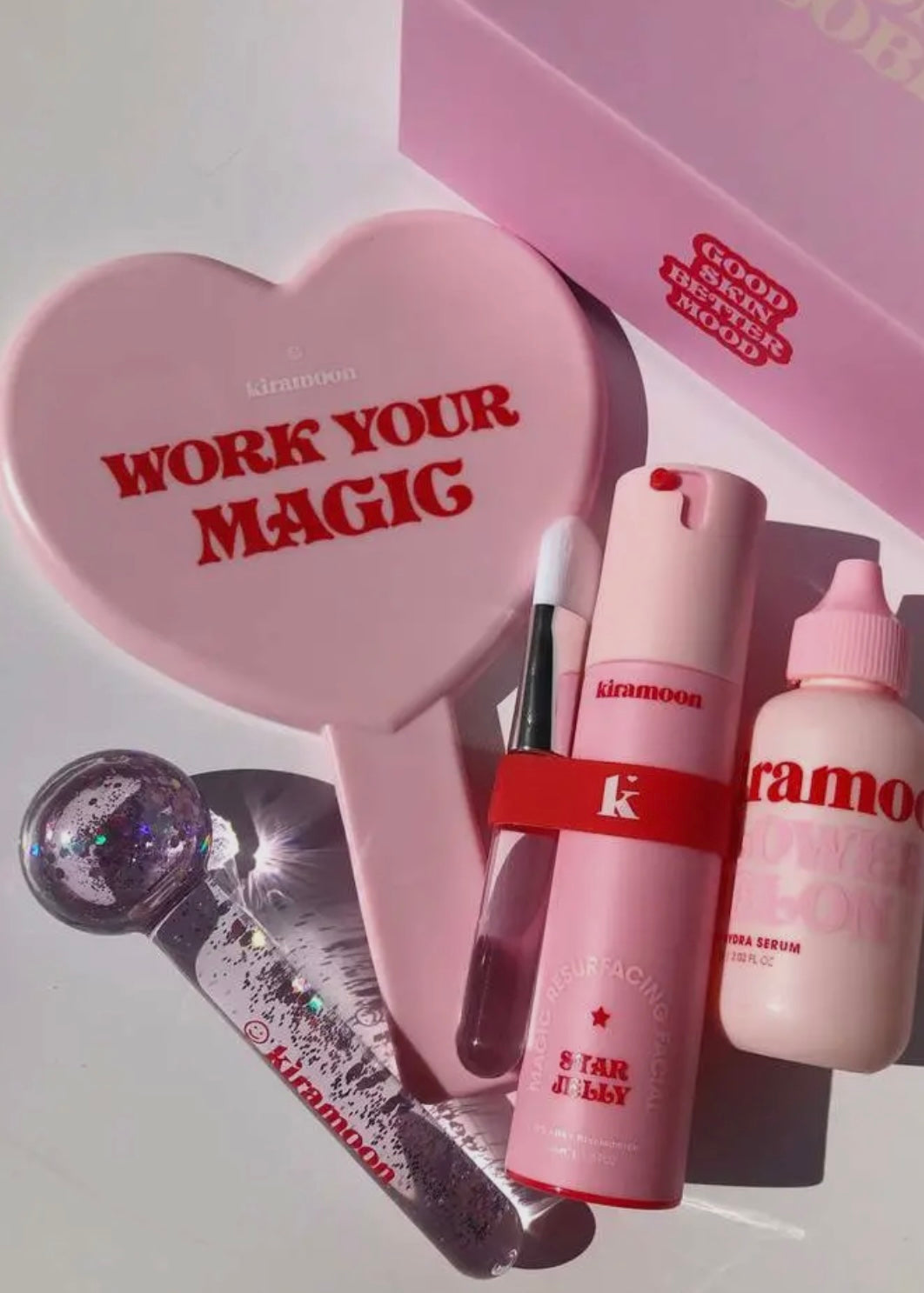 Kiramoon "Work Your Magic" Heart Mirror