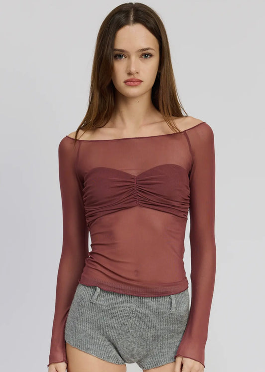 High Class Vibe Sheer Longsleeve