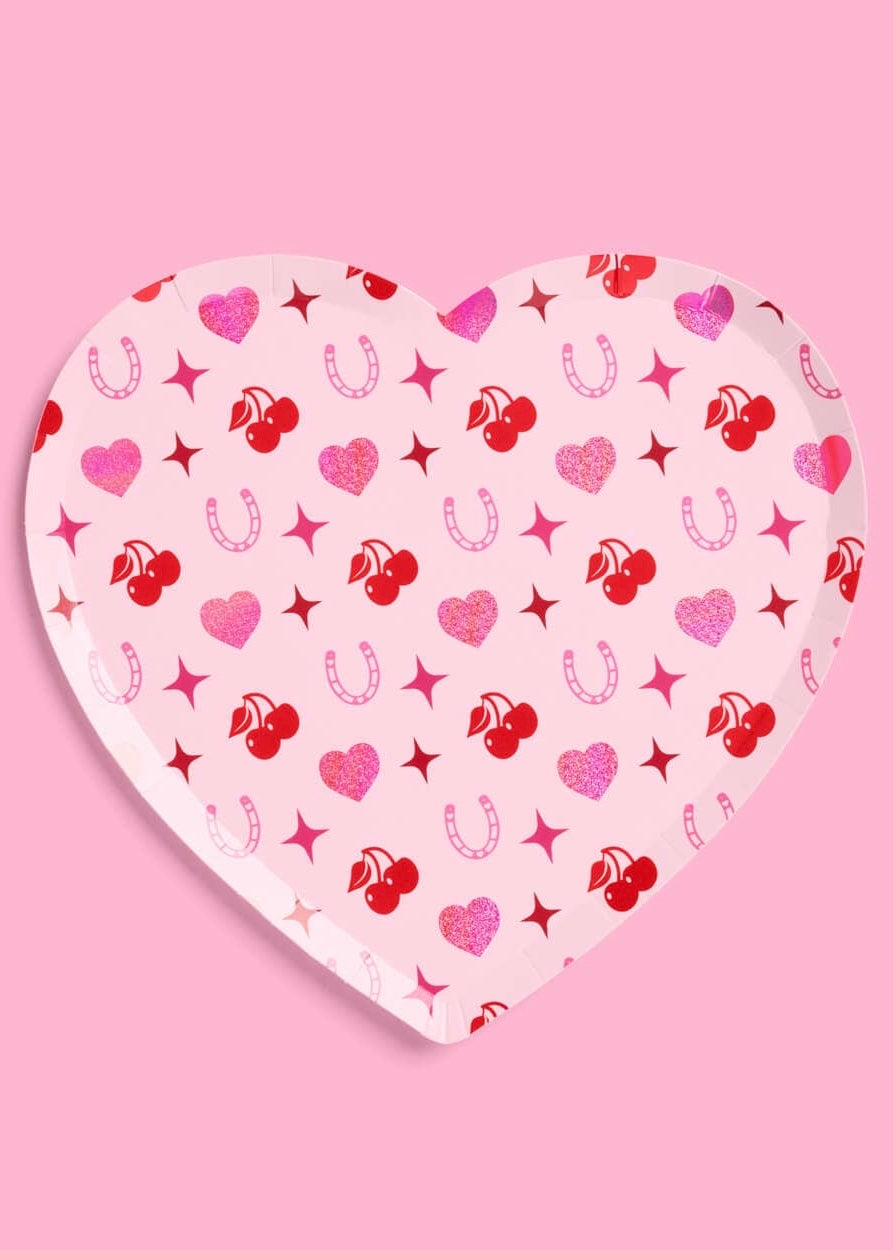 Lucky In Love Bachelorette & Bridal Party 9" Plates