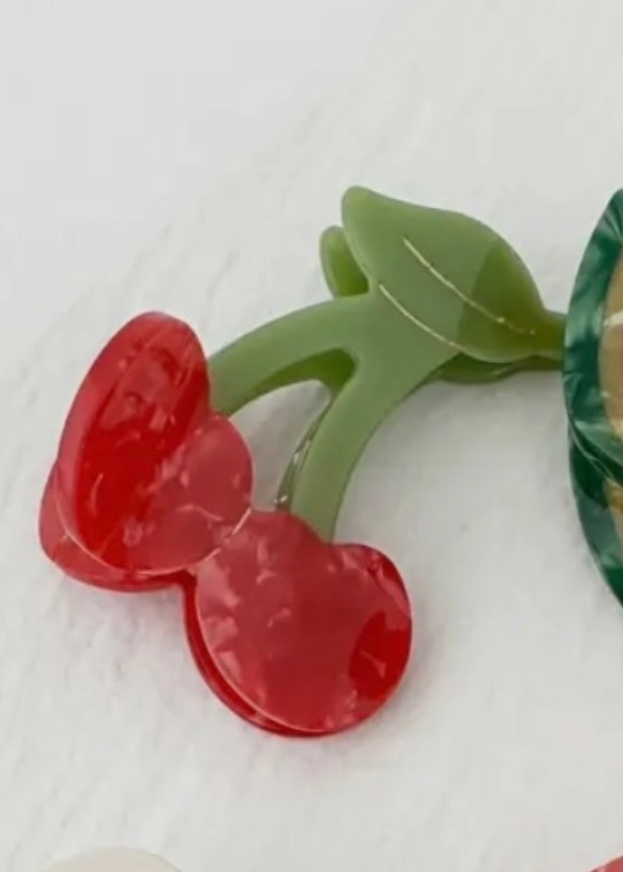 Fruity Delight Acrylic Hair Claw Clips