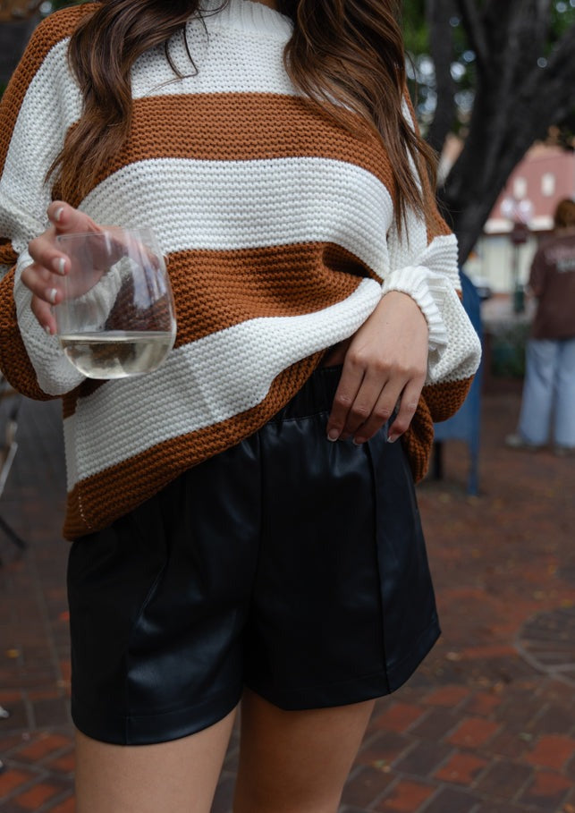 Lil’ Bit Coco Oversized Knit Sweater