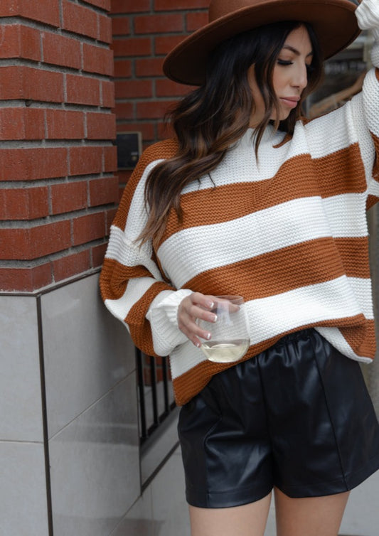 Lil’ Bit Coco Oversized Knit Sweater