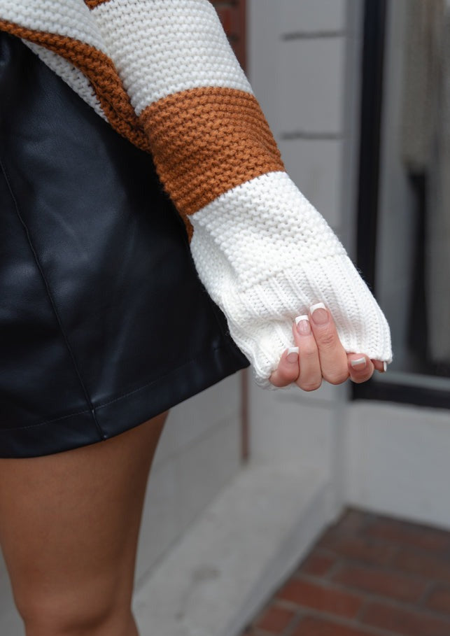 Lil’ Bit Coco Oversized Knit Sweater