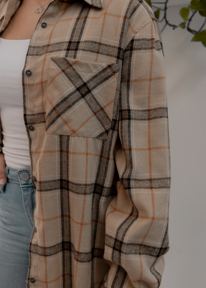 In The Fall Button Down Flannel