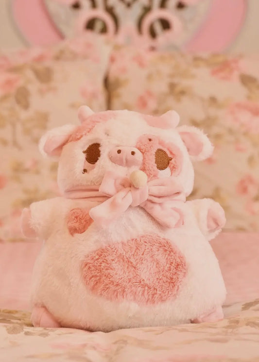 Valentine the Heatable Cow Plush