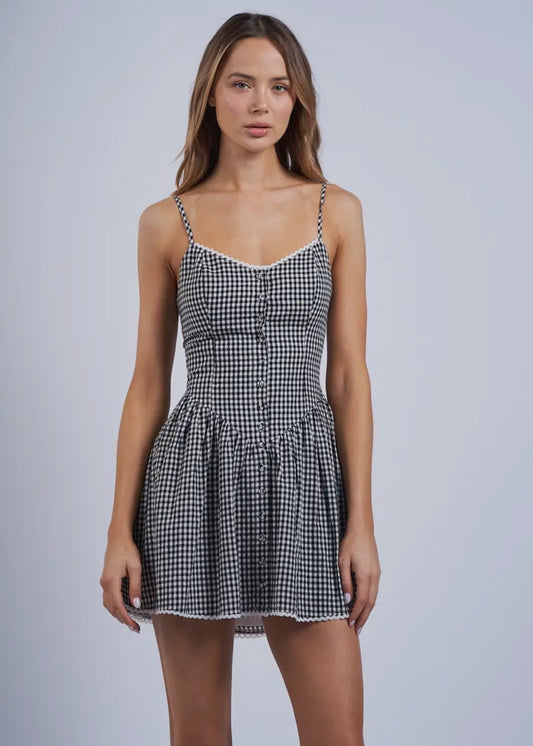 Oh My Darling Gingham Mini Dress