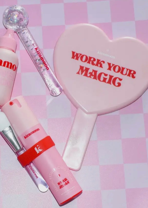 Kiramoon "Work Your Magic" Heart Mirror