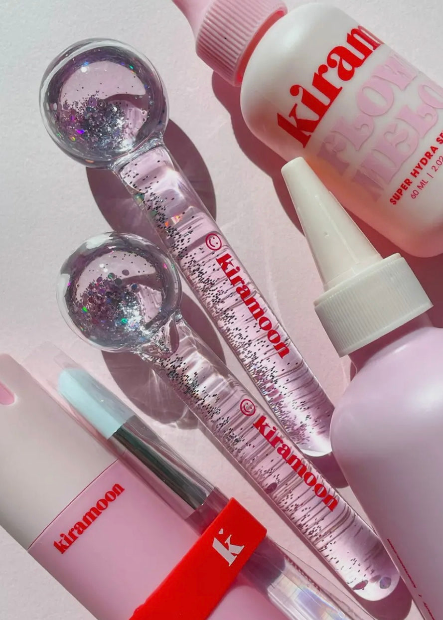 Kiramoon Moon Globes Glittery Facial Ice Rollers
