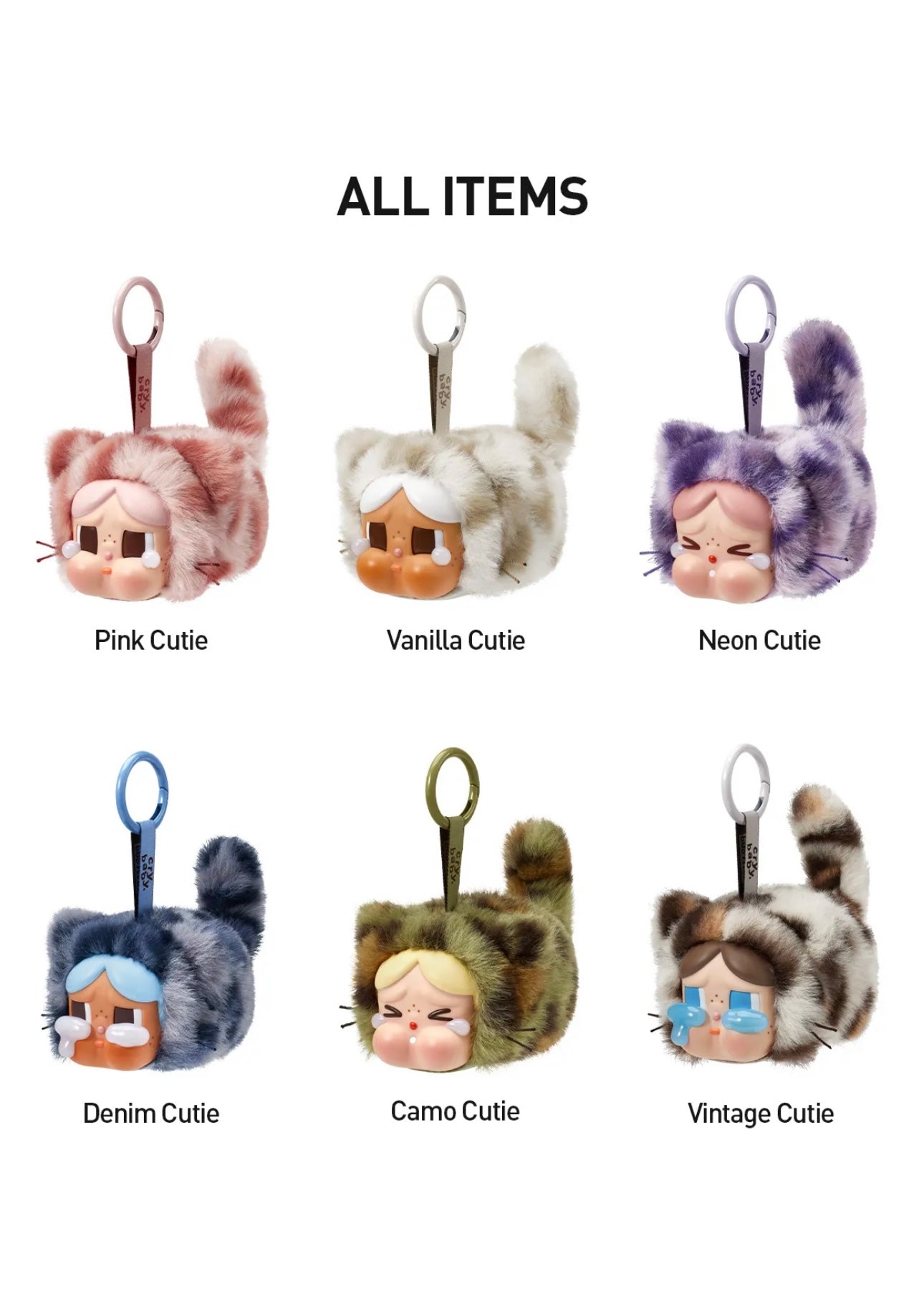 CRYBABY Wild but Cutie Series – Authentic Vinyl Plush Pendant