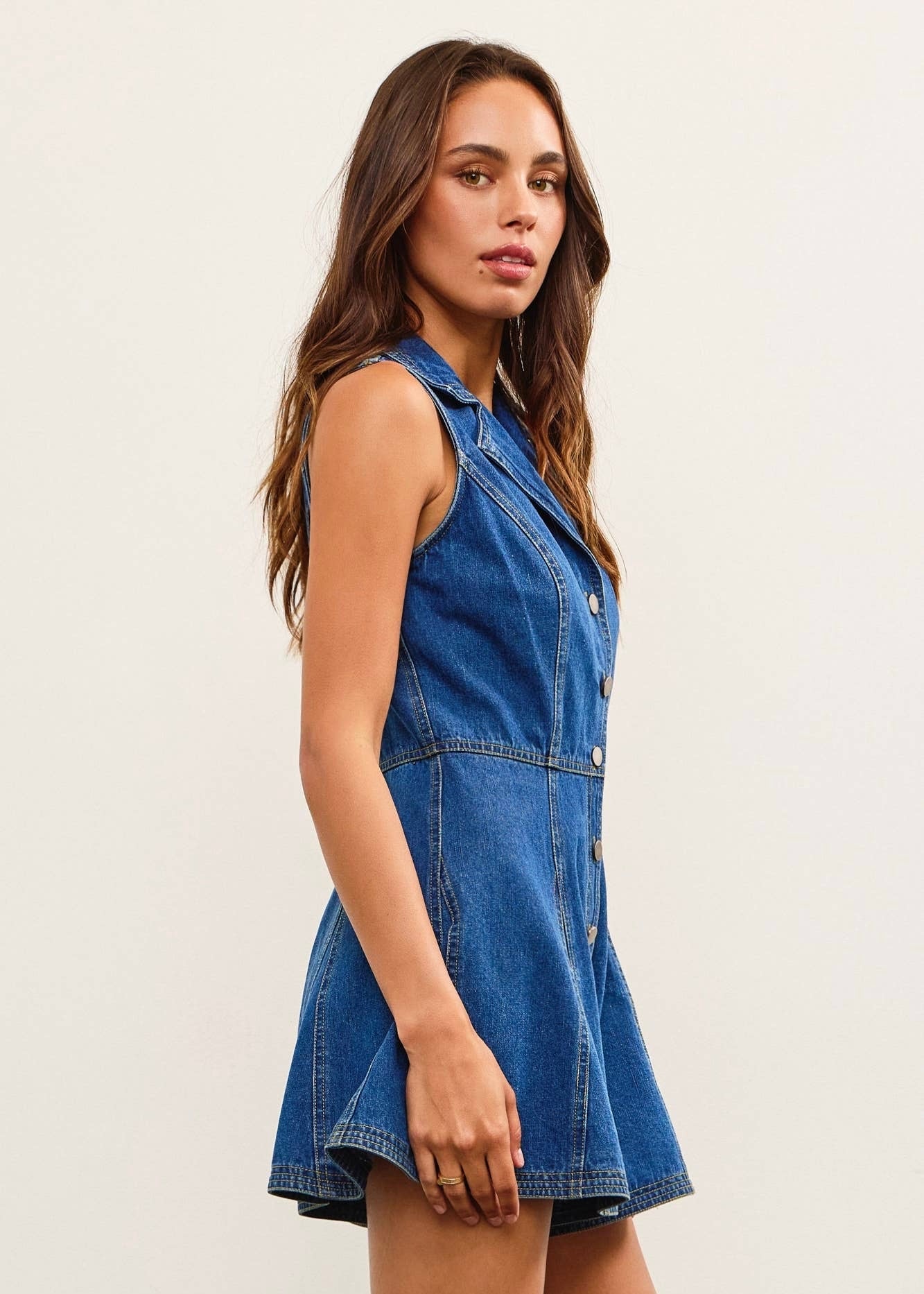 Level Up DENIM ROMPER