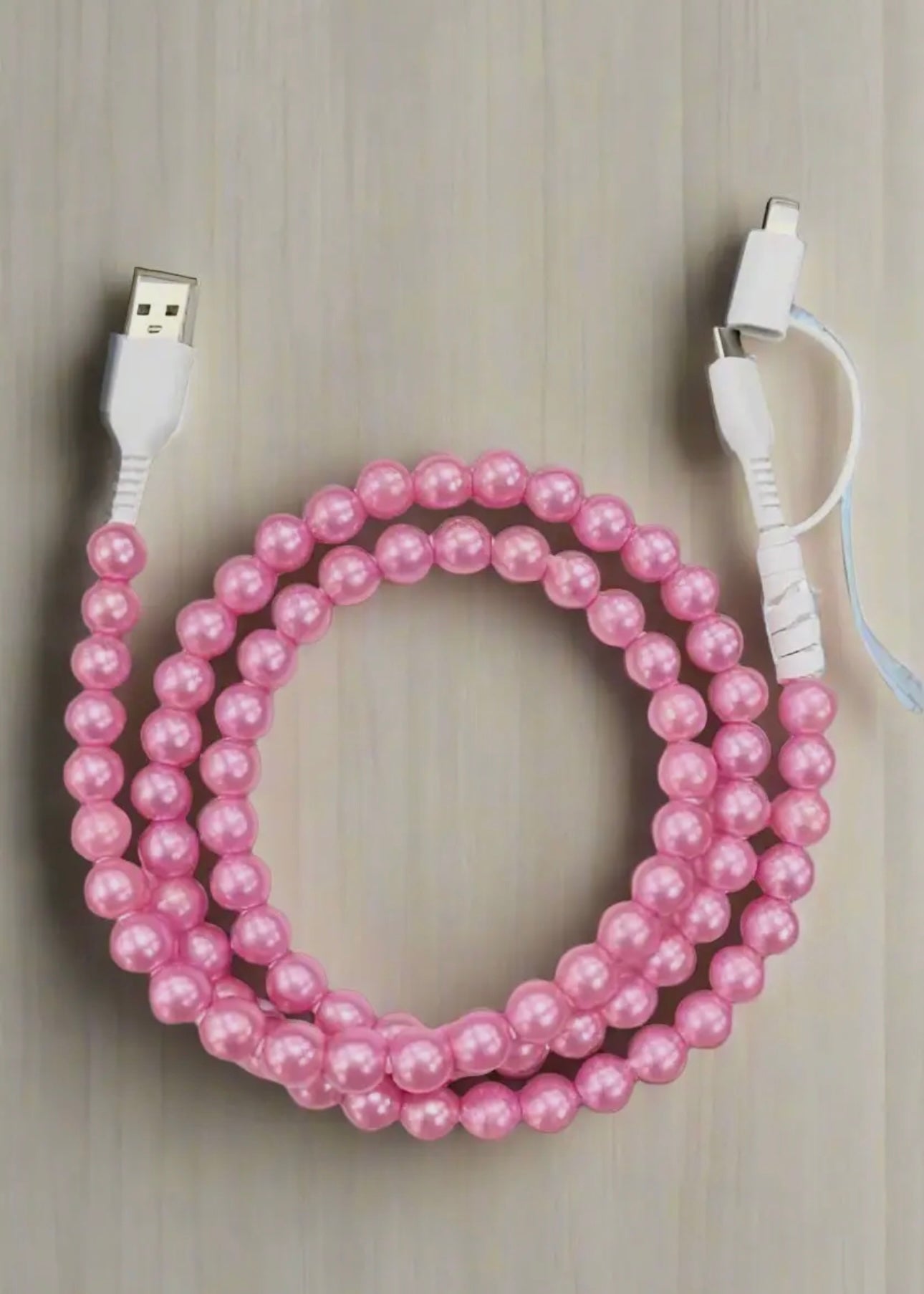 Universal Phone Fast Charger - Pink Pearl