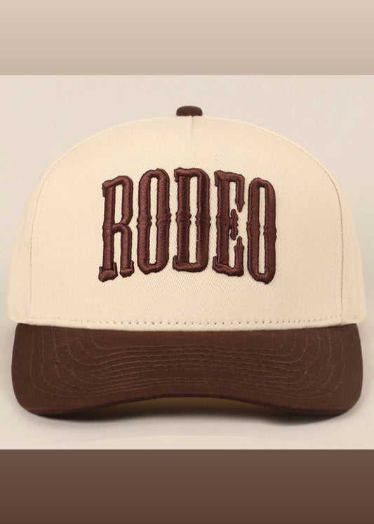 RODEO Two-Tone Embroidered Trucker Hat