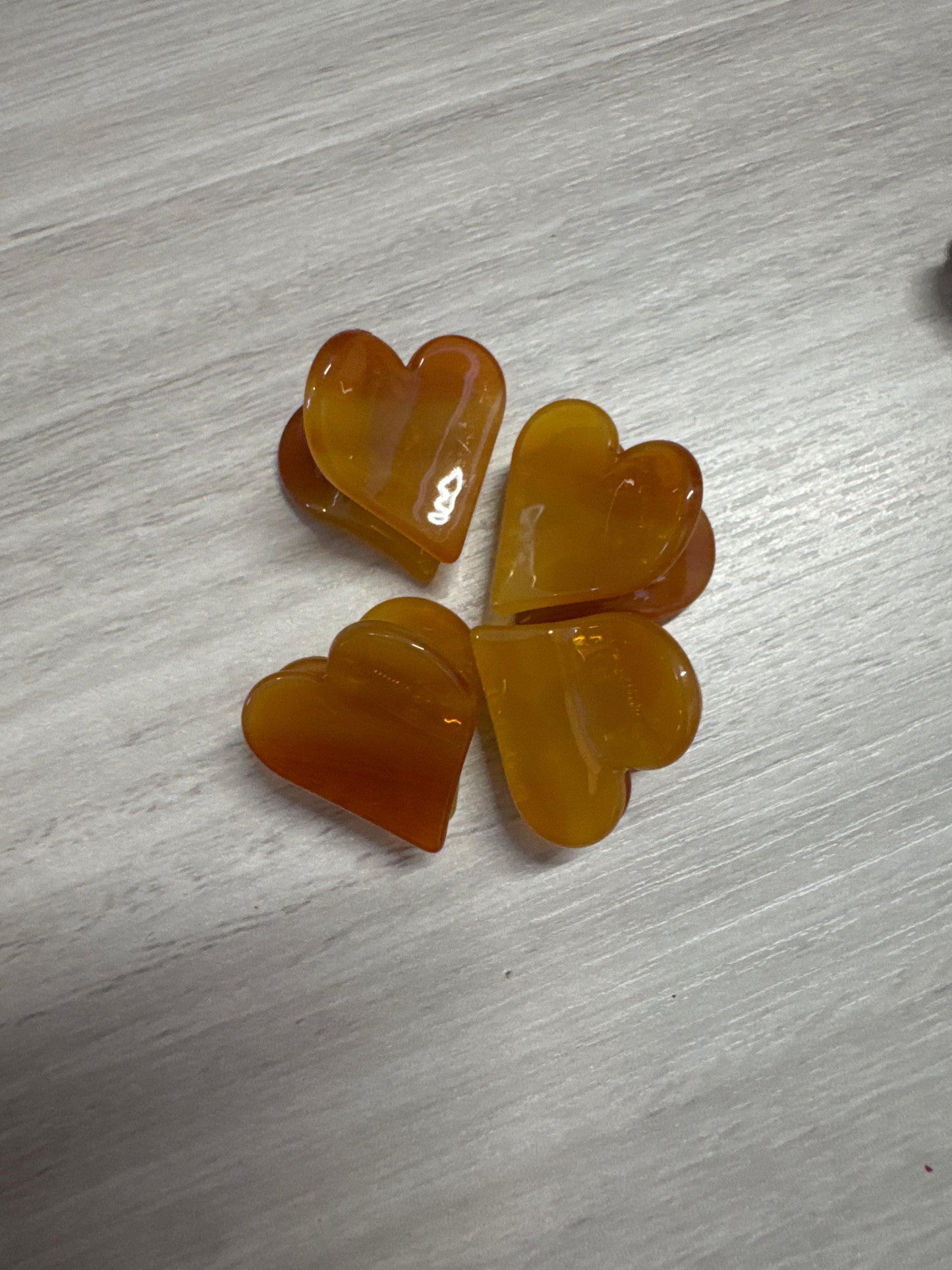 Mini Heart Claw Clips