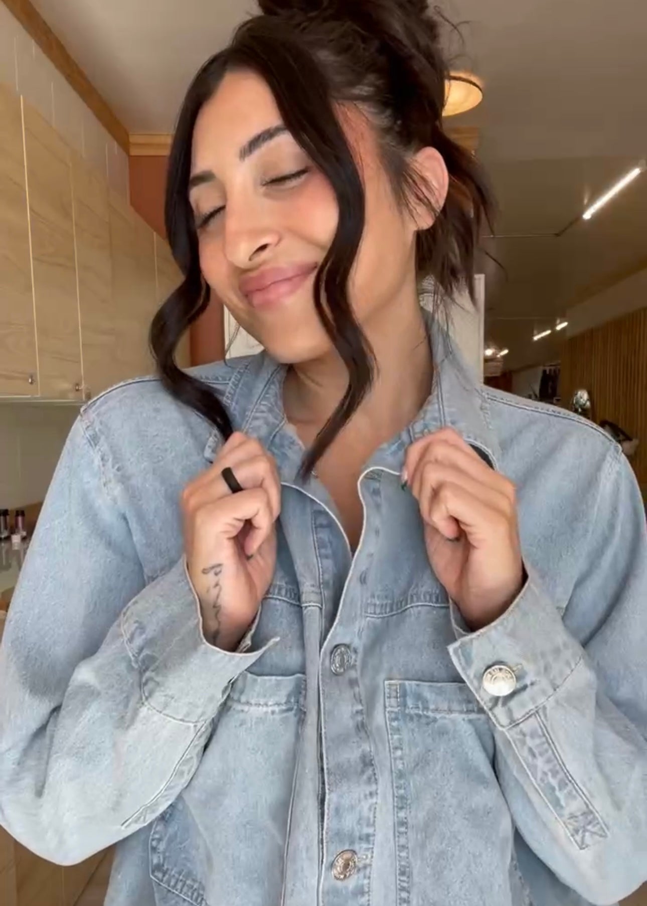 Drippin’ in Dungaree Oversized Denim Shacket