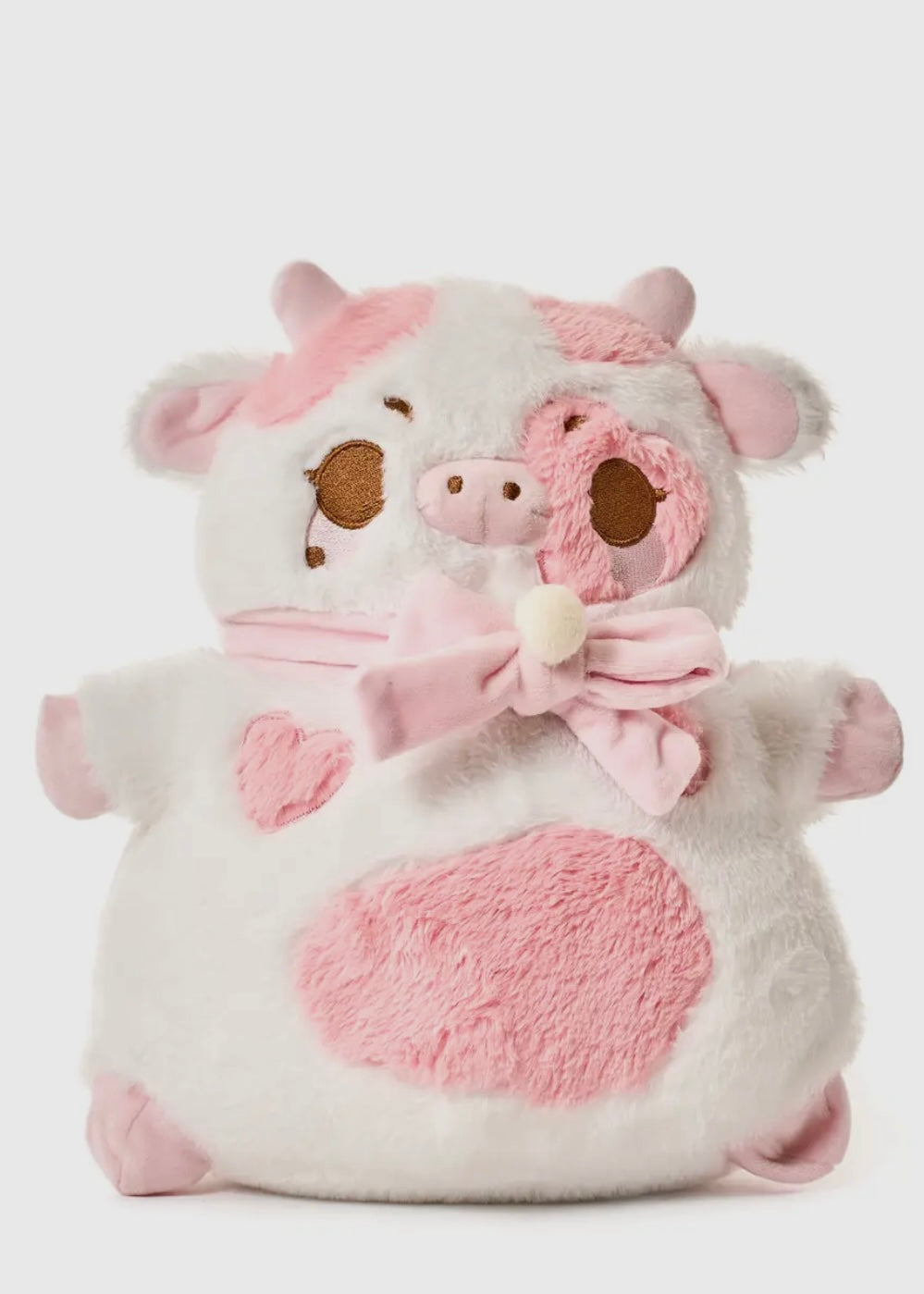 Valentine the Heatable Cow Plush