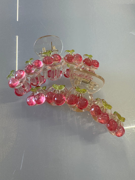 Cherry Claw Clip