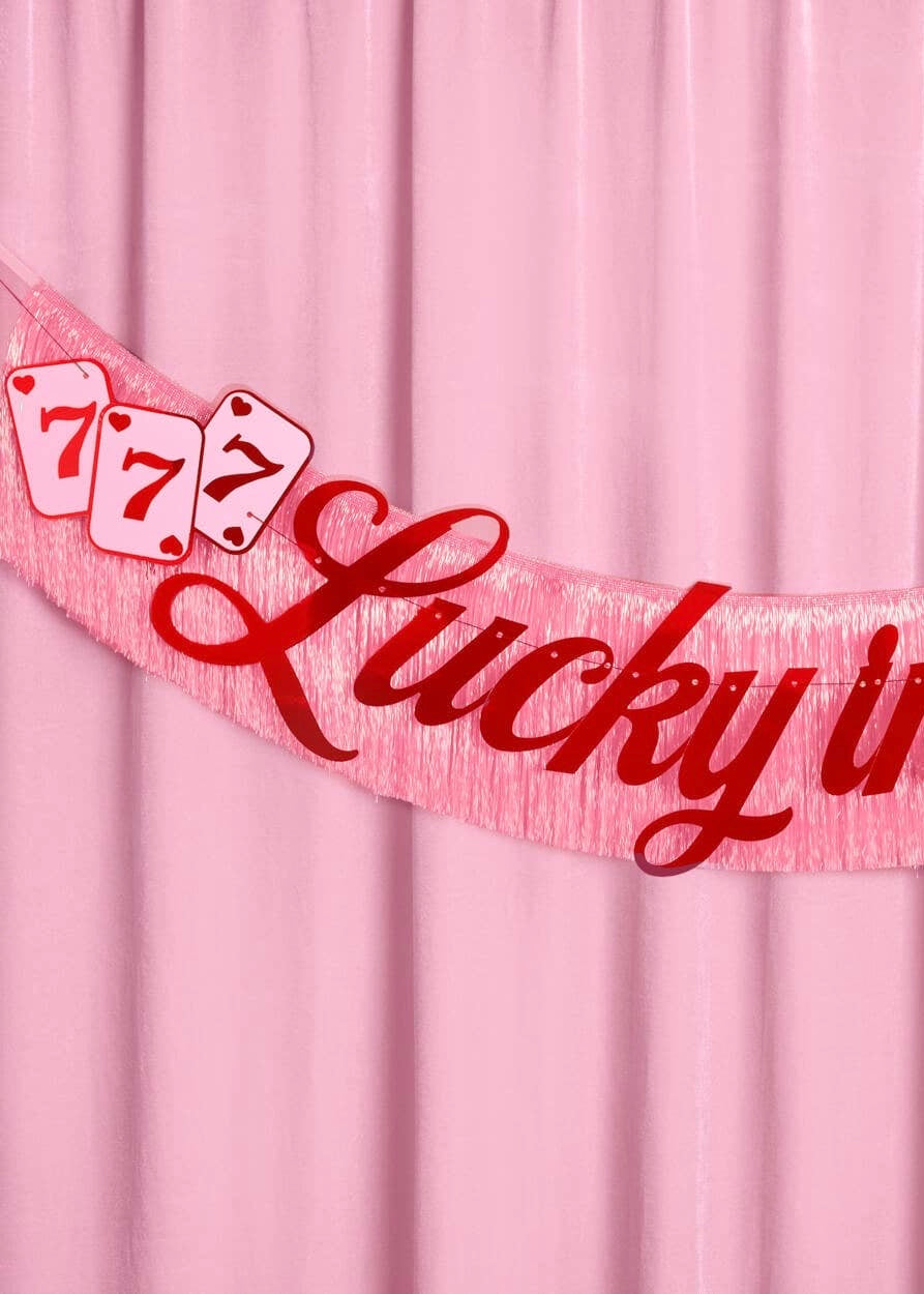 Lucky In Love Bachelorette & Bridal Party Banner