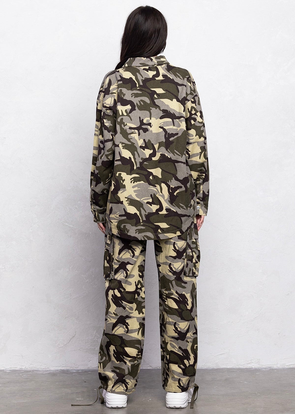 Bold Move Camo Denim Shacket
