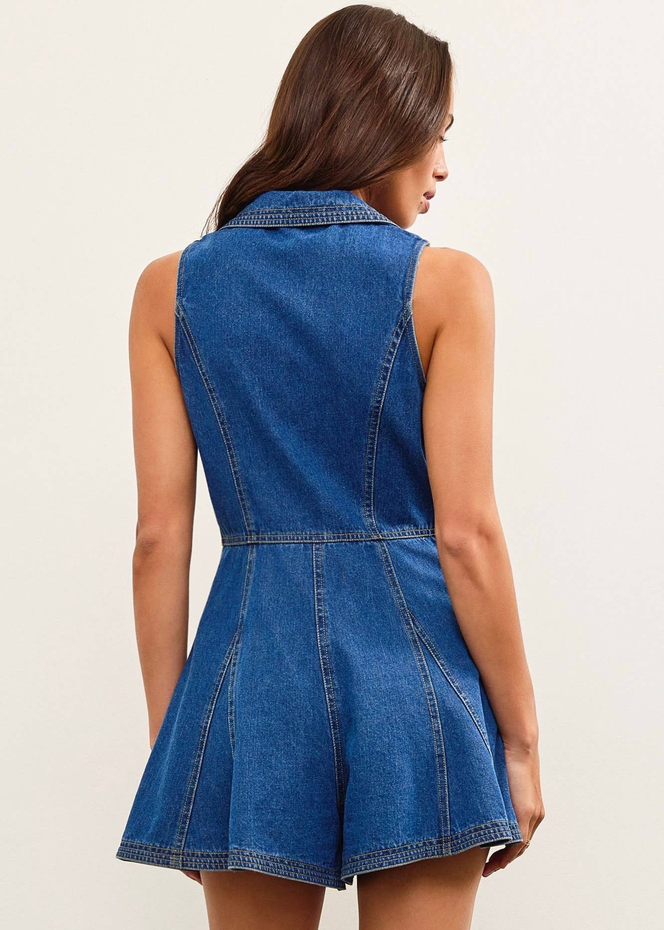Level Up DENIM ROMPER
