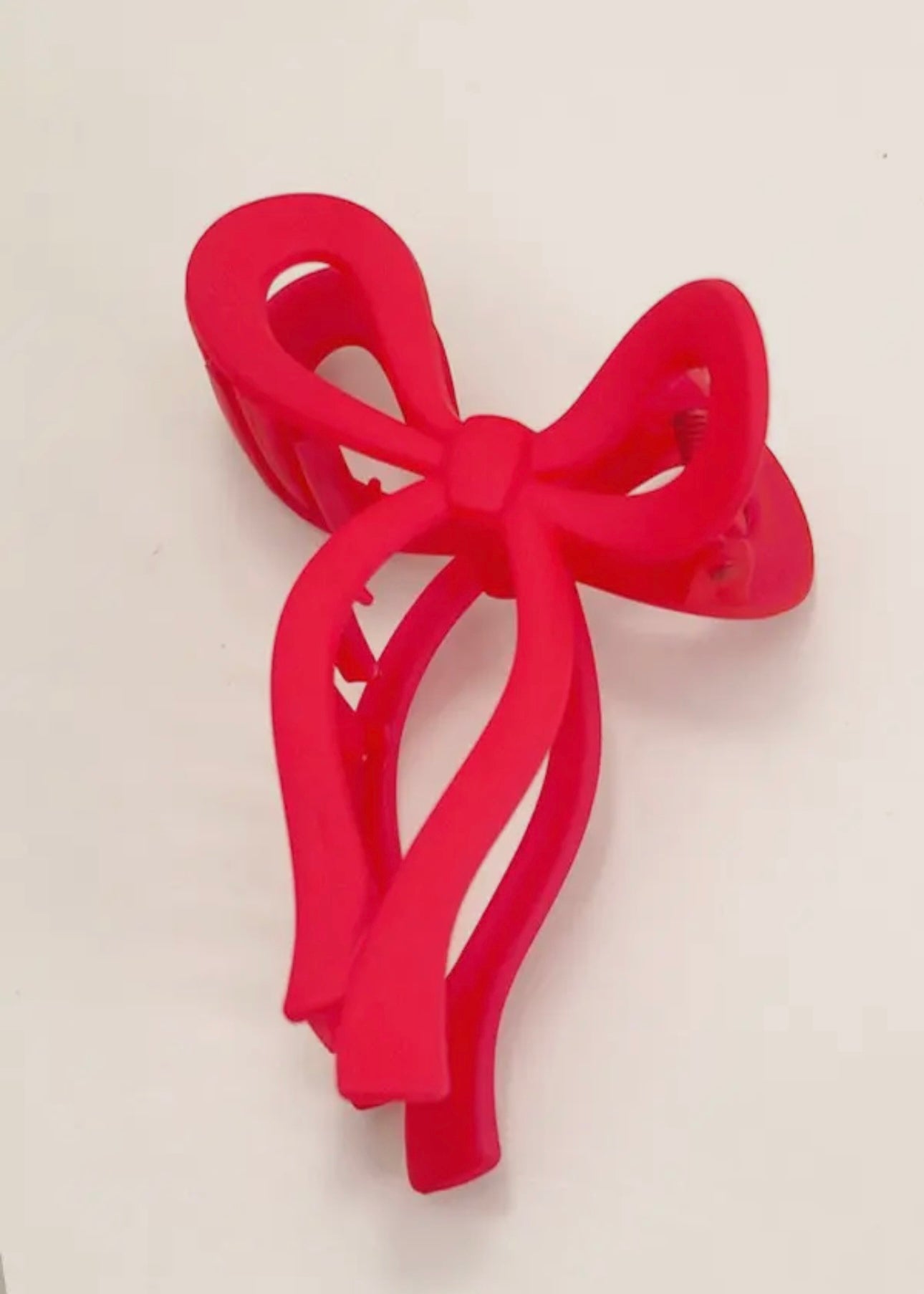 Matte Bow Claw Clips