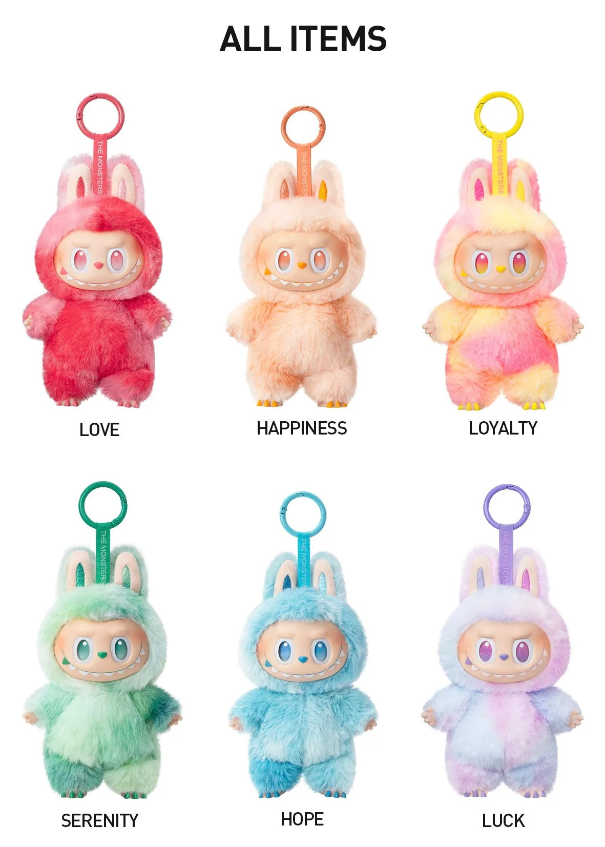 THE MONSTERS Big into Energy Series - Authentic Vinyl Plush Pendant Blind Box by Pop Mart