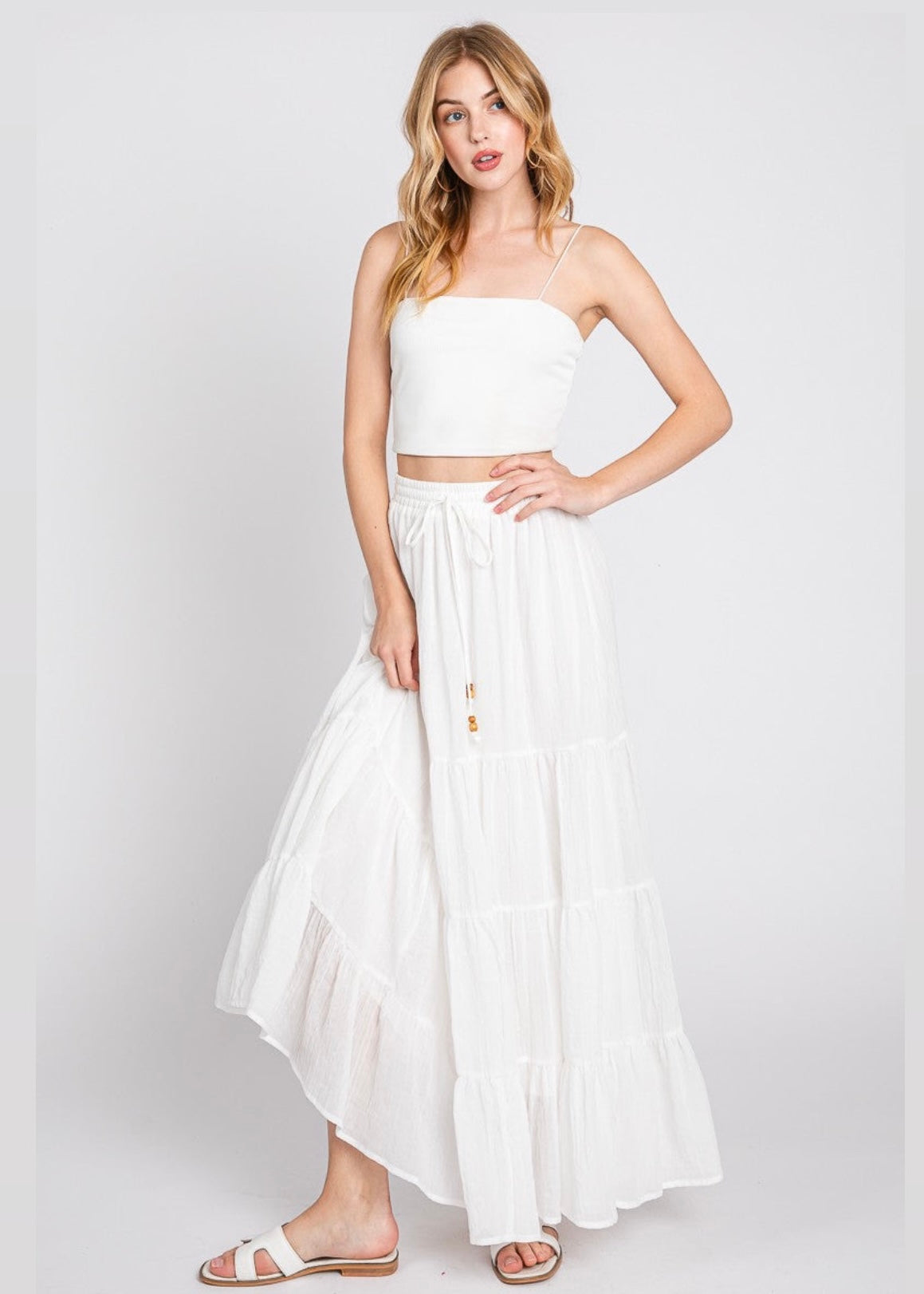 Ivory Dreams Maxi Skirt