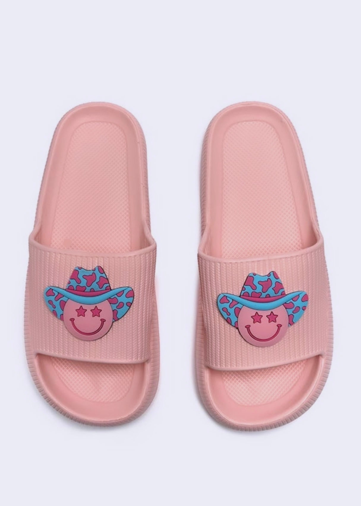 Pool Howdy Rodeo Cowgirl Smiley Face Slides