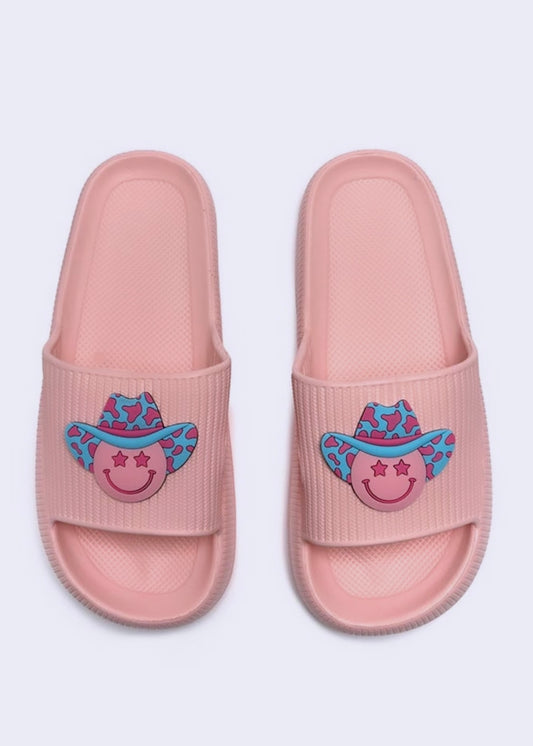 Pool Howdy Rodeo Cowgirl Smiley Face Slides