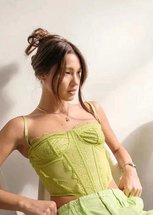 Live a Little Lace Corset Top