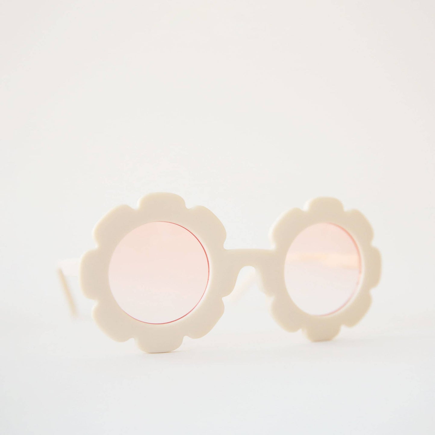 Flower Sunglasses for Adults in Ivory