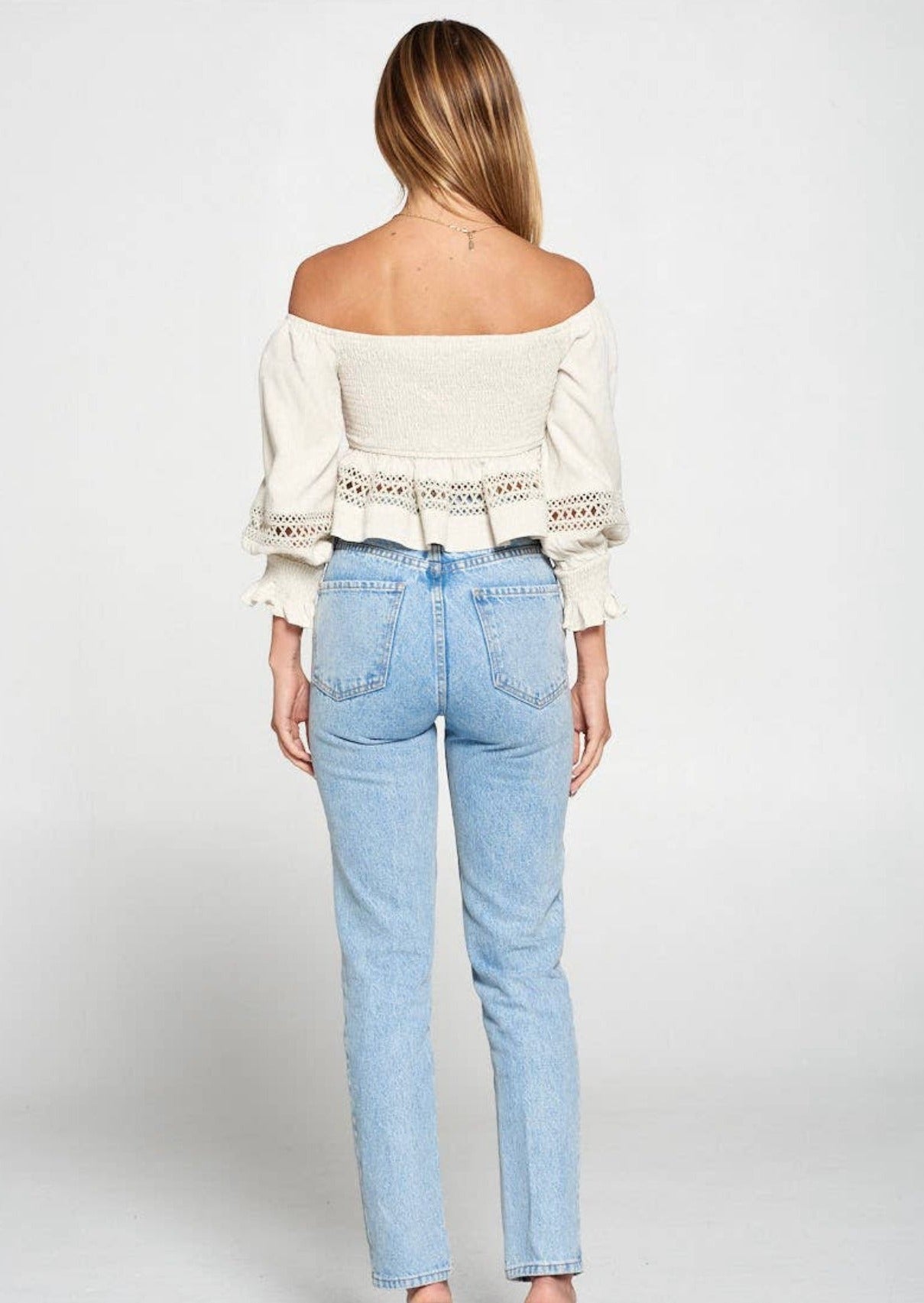 Shining Star Crochet Crop Top