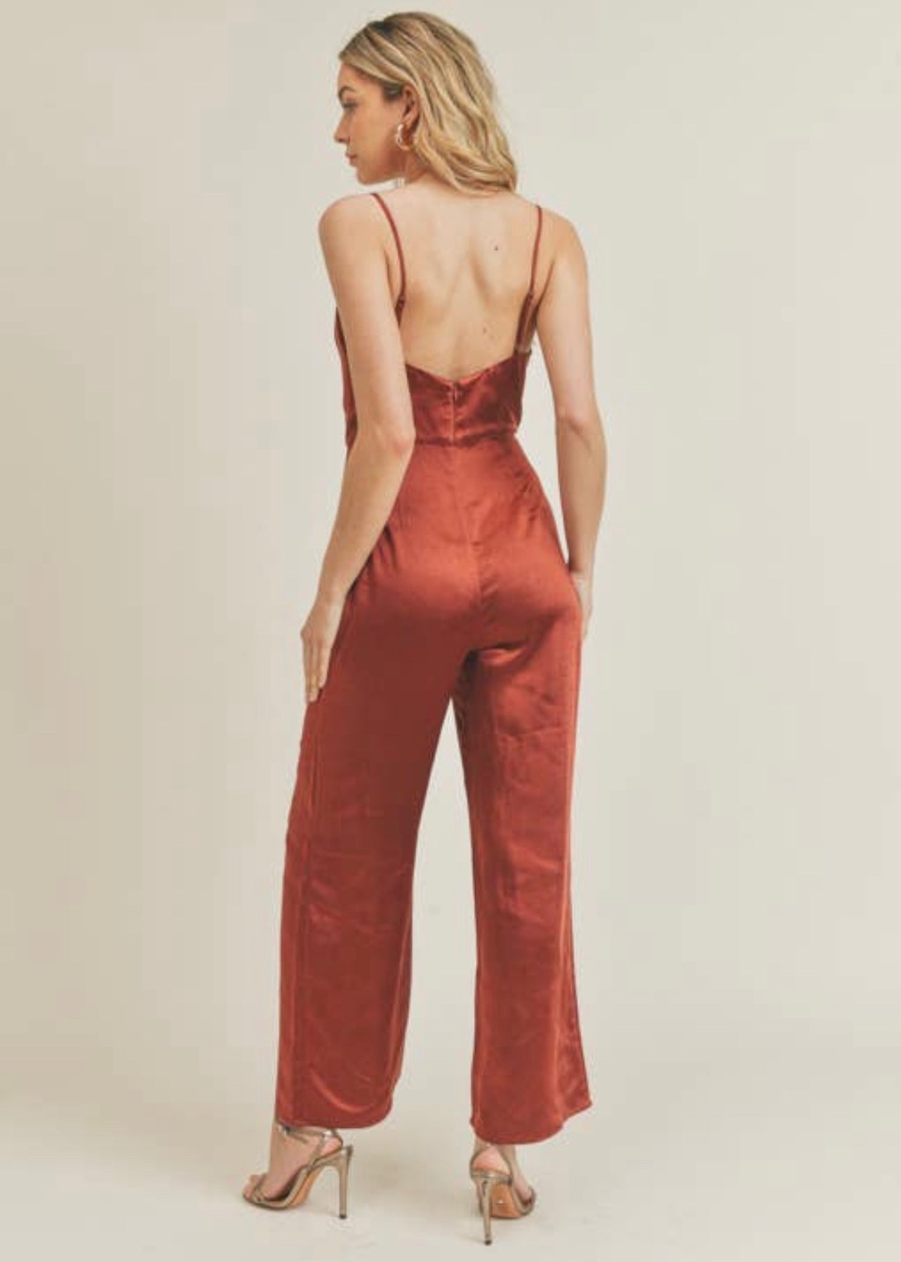 Caviar Dreams Satin Jumpsuit