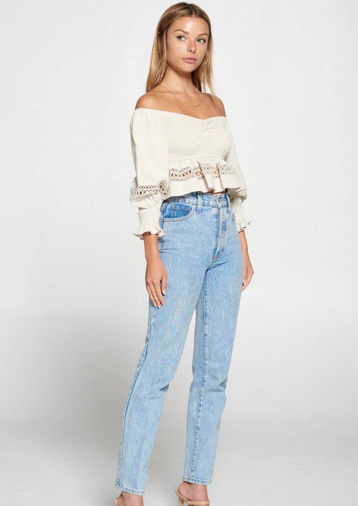 Shining Star Crochet Crop Top