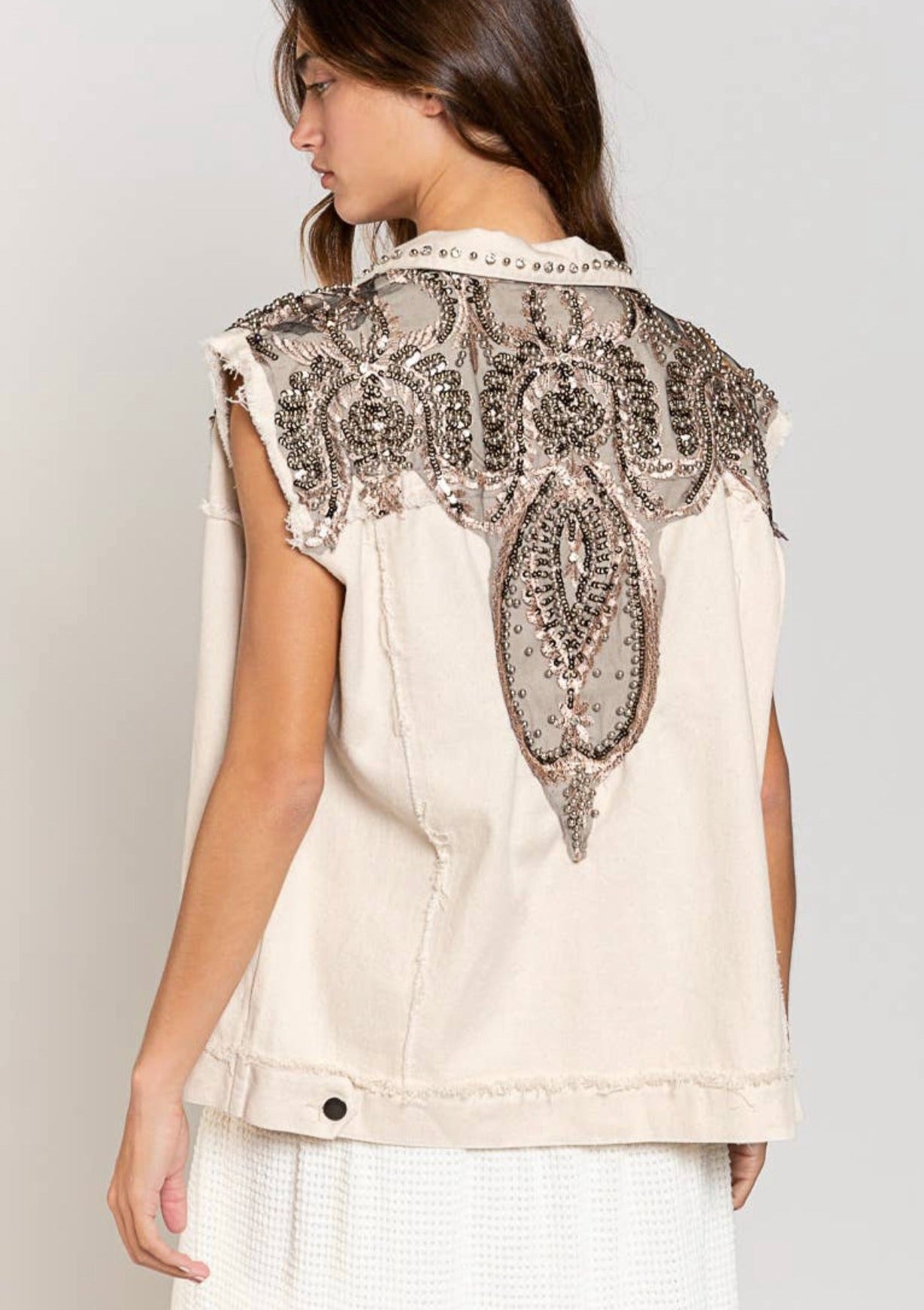HER Embellished Vest